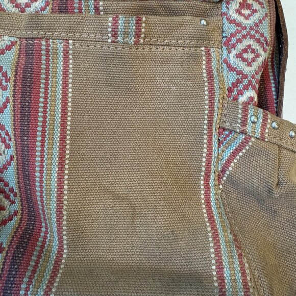 Fossil Canvas and Leather Studded Purse - Picture 8 of 8